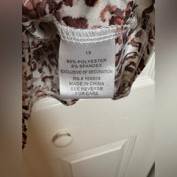 Stylish Leopard Print Women's Blouse - Picture 4 of 6